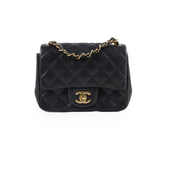 Chanel Mini Square Caviar Black