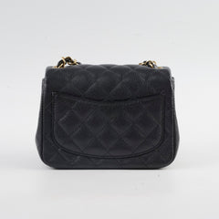Chanel Mini Square Caviar Black