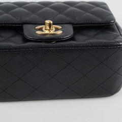 Chanel Mini Square Caviar Black