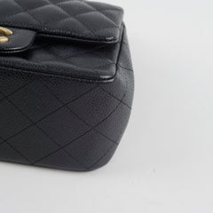 Chanel Mini Square Caviar Black