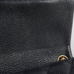 Chanel Mini Square Caviar Black