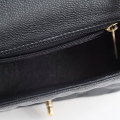 Chanel Mini Square Caviar Black
