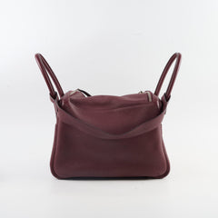 Hermes Lindy 30 Prune Clemence A stamp