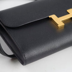 Hermes Constance to Go Noir Gold