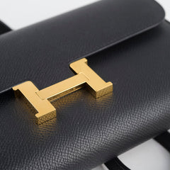 Hermes Constance to Go Noir Gold