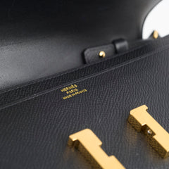 Hermes Constance to Go Noir Gold