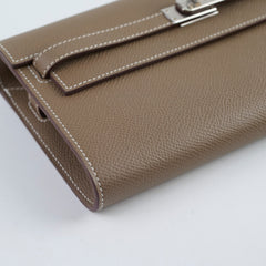 Hermes Kelly to Go Etoupe B Stamp
