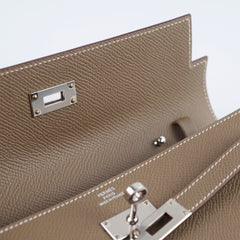 Hermes Kelly to Go Etoupe B Stamp