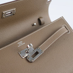 Hermes Kelly to Go Etoupe B Stamp