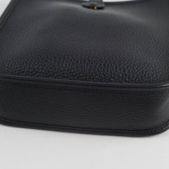 Hermes Mini Evelyne TPM Black Gold Hardware