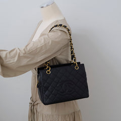Chanel Petite Timeless Tote PTT Black Caviar