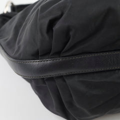 Prada Nylon Shoulder Bag Black