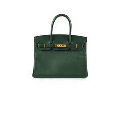 Hermes Birkin 30 Vert Anglais Epsom R Square (2014)
