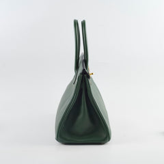 Hermes Birkin 30 Vert Anglais Epsom R Square (2014)