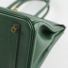 Hermes Birkin 30 Vert Anglais Epsom R Square (2014)