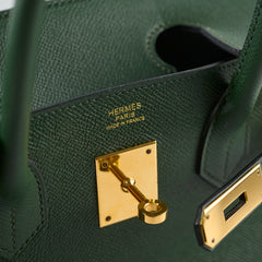 Hermes Birkin 30 Vert Anglais Epsom R Square (2014)