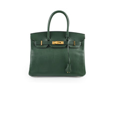 Hermes Birkin 30 Vert Anglais Epsom R Square (2014)