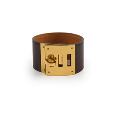 Hermes Dog Bracelet Swift Brown