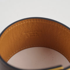 Hermes Dog Bracelet Swift Brown