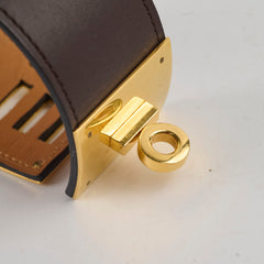 Hermes Dog Bracelet Swift Brown