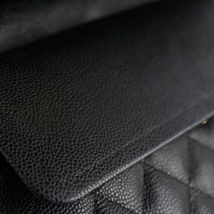 Chanel Jumbo Double Flap Caviar Black
