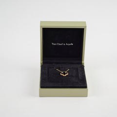 Van Cleef & Arpels Vintage Alhambra Onyx Necklace `