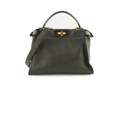 Fendi Medium Peekaboo Dark Olive / Grey