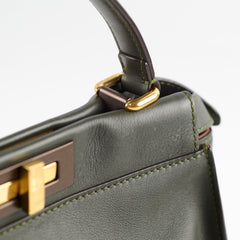 Fendi Medium Peekaboo Dark Olive / Grey