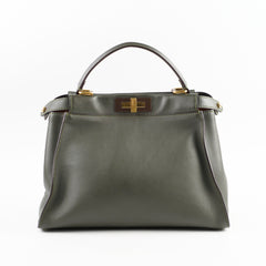Fendi Medium Peekaboo Dark Olive / Grey