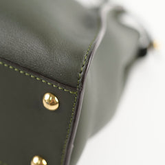 Fendi Medium Peekaboo Dark Olive / Grey