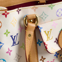 Louis Vuitton Multicolor Aurelia MM White