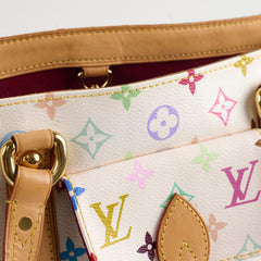 Louis Vuitton Multicolor Aurelia MM White