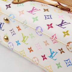 Louis Vuitton Multicolor Aurelia MM White
