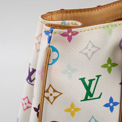 Louis Vuitton Multicolor Aurelia MM White