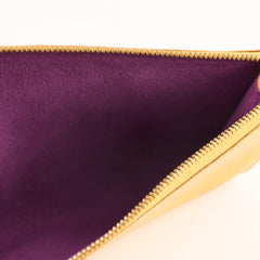 Louis Vuitton Epi Pochette Yellow
