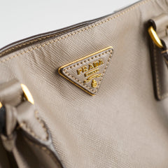 Prada Saffiano Tote Grey