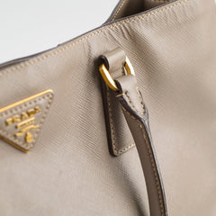 Prada Saffiano Tote Grey