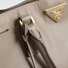Prada Saffiano Tote Grey
