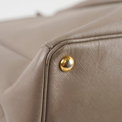 Prada Saffiano Tote Grey
