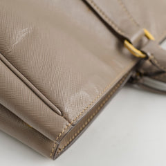 Prada Saffiano Tote Grey