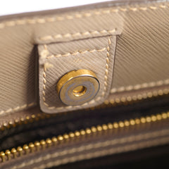 Prada Saffiano Tote Grey
