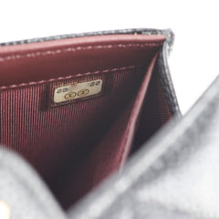 Chanel Long Wallet Caviar Black