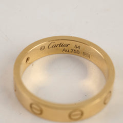 Cartier Love Ring One Diamond Size 54 Pink Gold