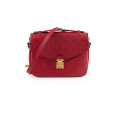 Louis Vuitton Metis Pochette Empreinte Red