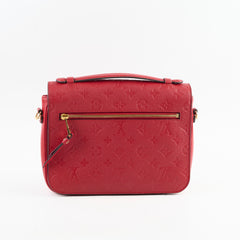 Louis Vuitton Metis Pochette Empreinte Red