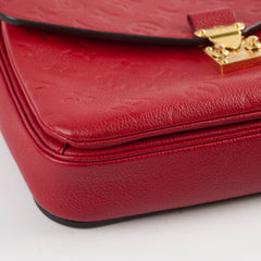 Louis Vuitton Metis Pochette Empreinte Red