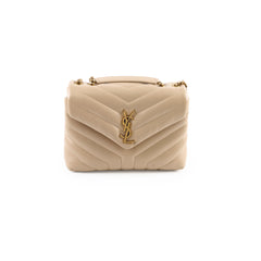 Saint Laurent Small Lou Lou Bag Beige