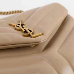 Saint Laurent Small Lou Lou Bag Beige