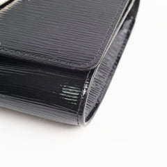 Louis Vuitton Epi Wallet On Chain Black