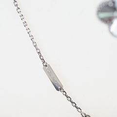 Van Cleef & Arpels White Gold 18k Guilloche Necklace